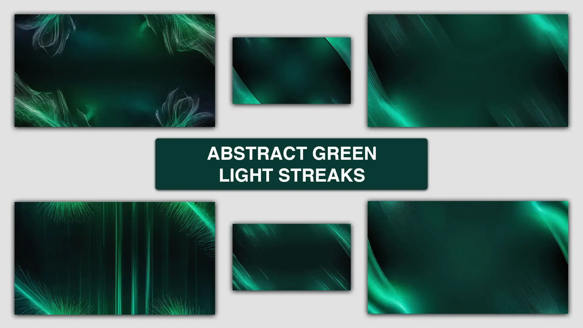 Abstract Green Light Streaks High Resolution Background Collection